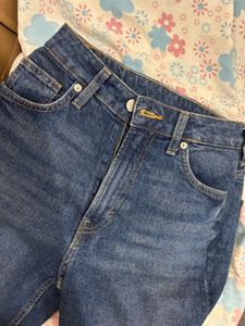 Classic High-Waisted Dark Wash Jeans
