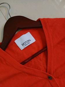 Orange Red Korean Brand Sweater