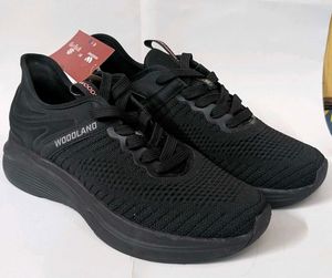 Women's Woodland Black  Sneakers UK5/ EU38