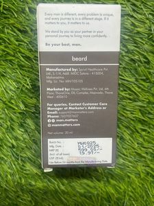 Man Matters Beardgro Serum