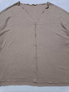 Comfy Ruffle Trim Long Sleeve Top