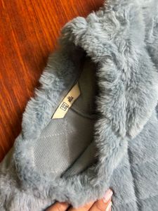 Cozy Quilted Fuzzy Sweater