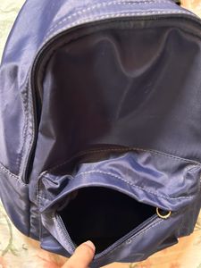 miniso Stylish Navy Blue Backpack