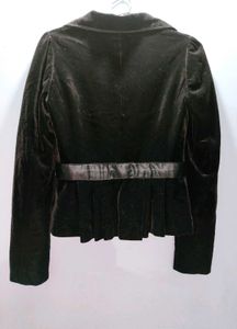 Velvet Bow Cute Blazer Women
