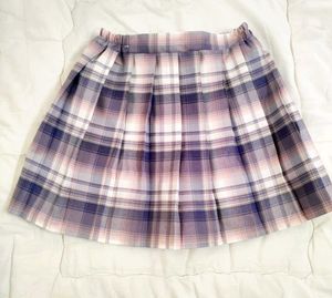Bumper offer❗Purple Plaid Pleated Skirt