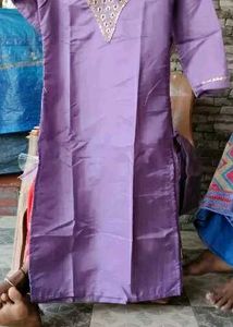 Beautiful Purple Kurta Set