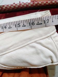 Brand New Knee Length White Short For Women