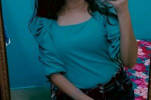 Teal Puff Sleeve Top