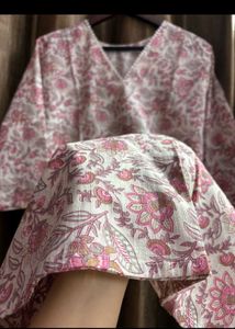 set of two Floral Kurtis with free shipping