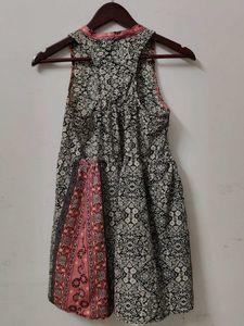 Bohemian Floral Print Sleeveless Dress