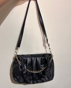 Chic Ruched Shoulder Bag