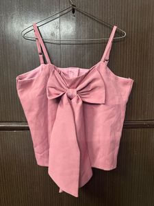 Chic Pink Button-Up Cami Top