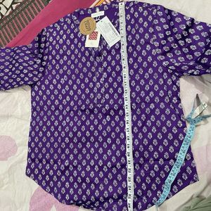 Block print Short Kurta