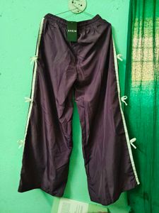 Stylish Purple Wide Leg Pants