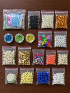 Craft Supplies Kit - Beads, Glitter & Sequins