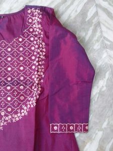 Elegant Embroidered Kurta Set