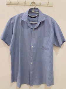 Blue Stripe Men's Slim Fit Shirt