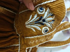 Cute Corduroy Pinafore Dress