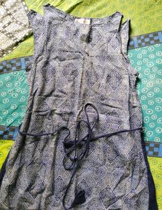 Desi Fusion Blue Long Maxi Dress
