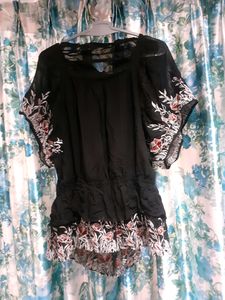 Anna Sui Embroidered Top