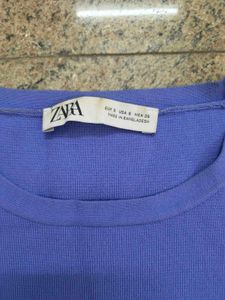 Zara Ribbed Cropped Tank Top
