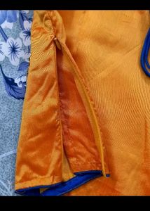 Royal Blue Embroidered Lehenga Set with Blouse