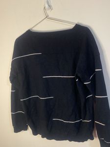 Striped Knit Sweater