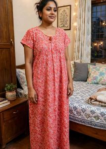 Comfortable Printed Nightgown