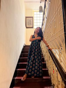 Bohemian Print Maxi Dress