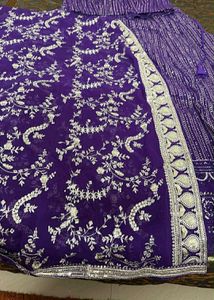 Purple lehnga