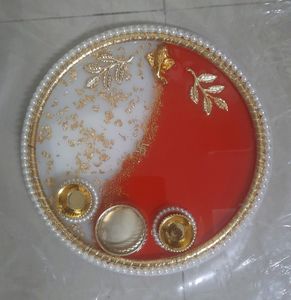 Resin Pooja Thali