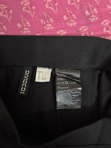 Black A-line Skirt