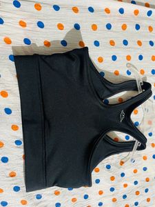 Women Black Kappa Padded Sando