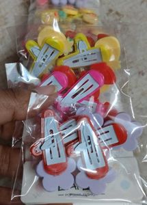 Cute Flower Hair Clips Set