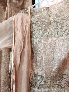 Beige beautiful gown