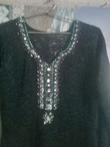 Beautiful  Kurti Black  Colour