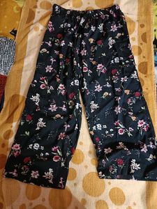 Floral Wide-Leg Pants