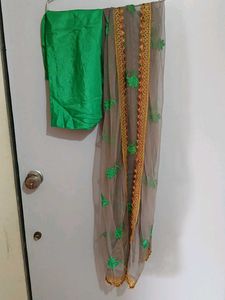 Elegant Green Anarkali Gown