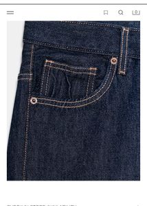 Zara original Dark Wash Wide Leg Denim Jeans