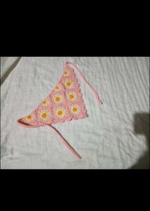 Crocheted Daisy bandana