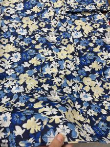 Blue Floral Printed Co-ord Set