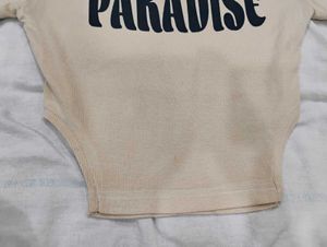 Paradise Graphic crop T-Shirt