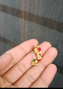 Traditional Indian Nath Nose Ring