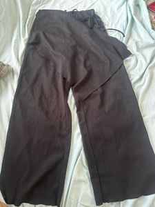 H&amp;M Chic Black Wide-Leg Pants