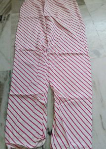 2 Pc Pink &amp; White Kurti Set