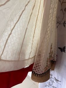 Pakistani Anarkali Designer Kurta Organza Net