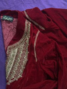 Embroidered Velvet Jacket