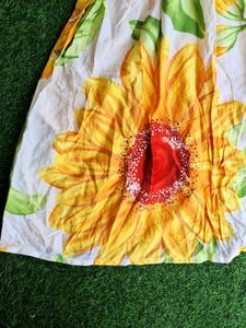 Beautiful Sunflower Print Dress