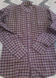 Men's Plaid Button-Down Shirt