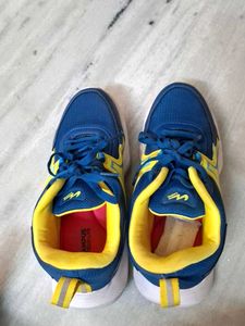 Blue & Yellow Campus Sports Shoes